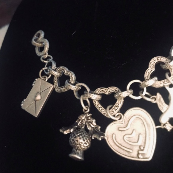 Silver tone Barbie Style Charm Bracelet - Picture 2 of 14